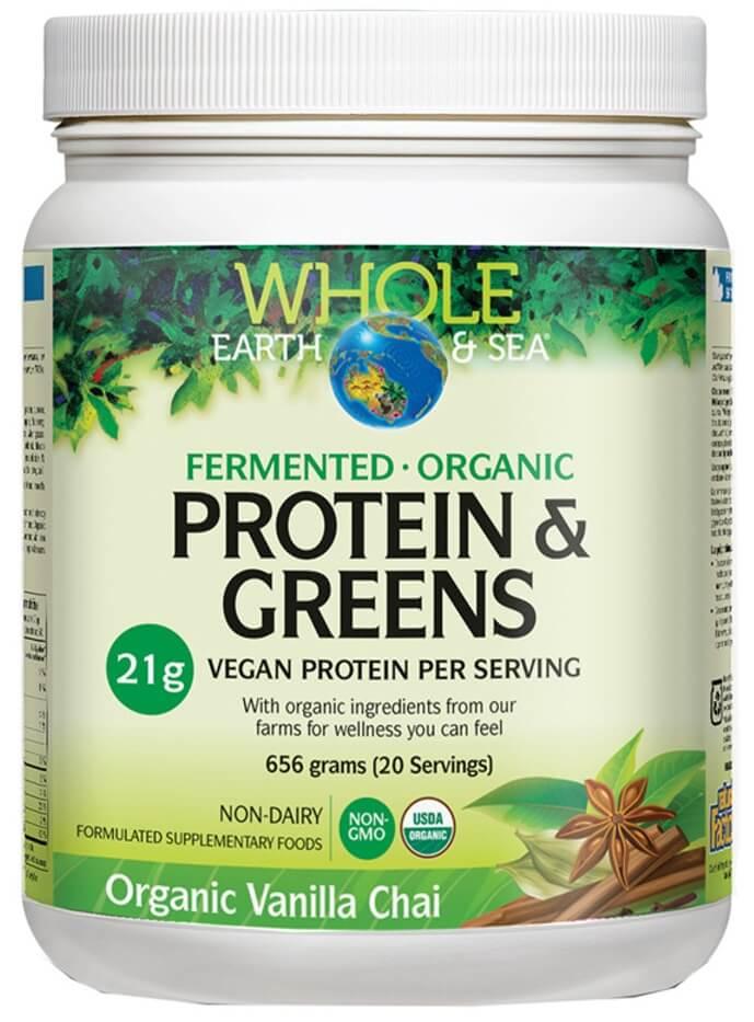 Whole Earth & Sea Protein & Greens Organic Chai - Health Co