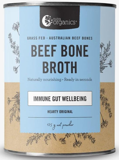 Beef Bone Broth Hearty Original 125g By Nutraorganics - Health Co