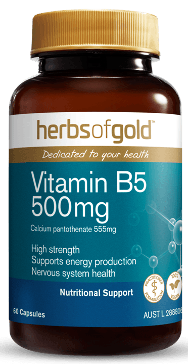 Herbs of Gold Vitamin B5 500mg - Health Co