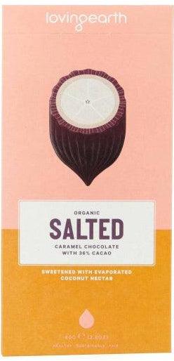 Loving Earth Organic Salted Caramel Chocolate - Health Co