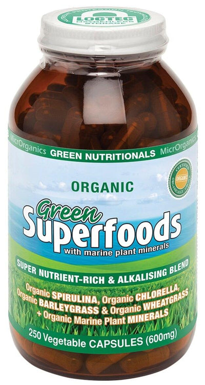 Green Nutritionals Green Superfoods Capsules - Health Co