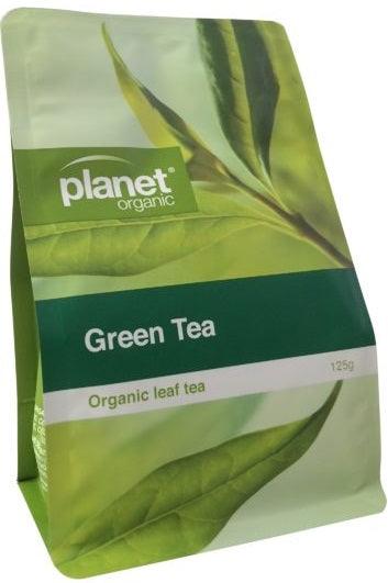Planet Organic Green Tea Loose Leaf Tea 125g - Health Co