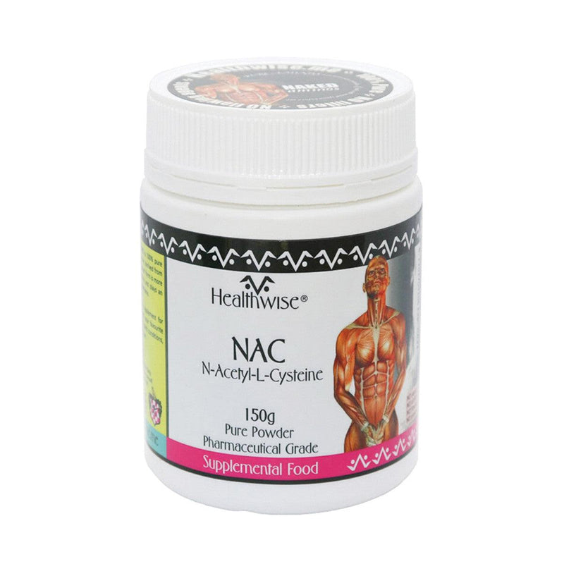 Healthwise NAC (N-Acetyl-L-Cysteine) 150g Powder - Health Co