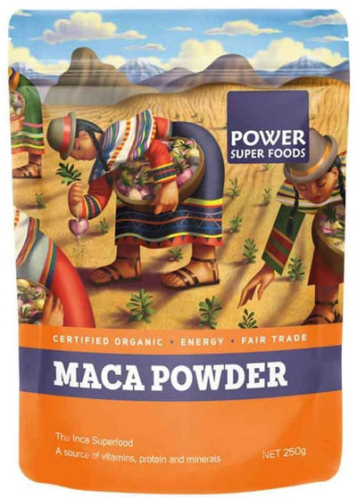 Organic Maca Powder 250g By Power Super Foods - Health Co