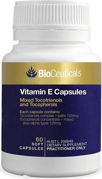 Bioceuticals Vitamin E Caps Capsules - Health Co