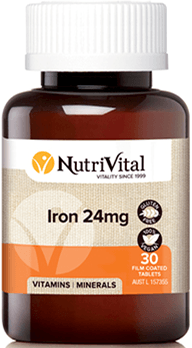 Nutrivital Iron 24mg - Health Co