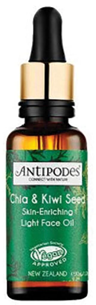 Face Oil Light Chia & Kiwi Seed 30ml By Antipodes - Health Co
