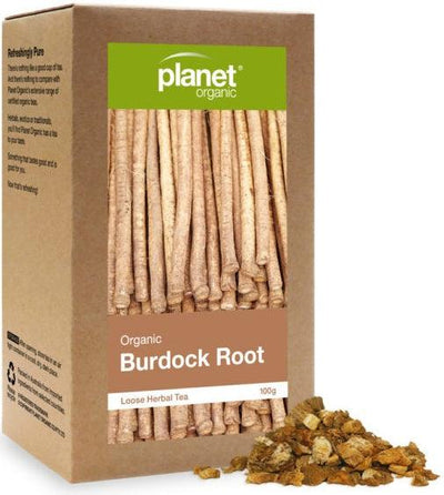 Planet Organic Burdock Root Organic Loose Herbal Tea 100g - Health Co