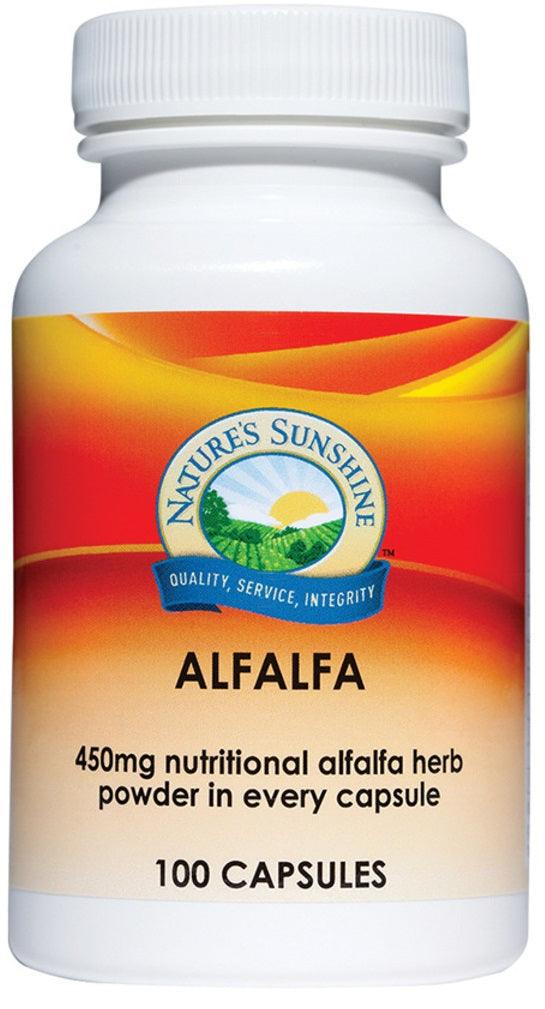 Nature Sunshine Alfalfa 450mg - Health Co