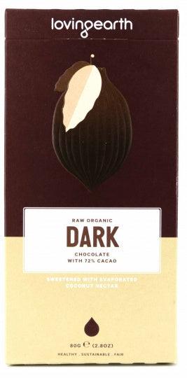 Loving Earth Raw Organic Dark Chocolate 80g by Loving Earth - Health Co