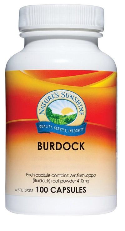 Nature Sunshine Burdock 410mg - Health Co