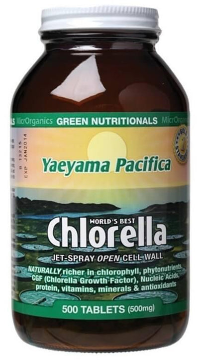 Green Nutritionals Yaeyama Pacifica CHLORELLA Tablets - Health Co