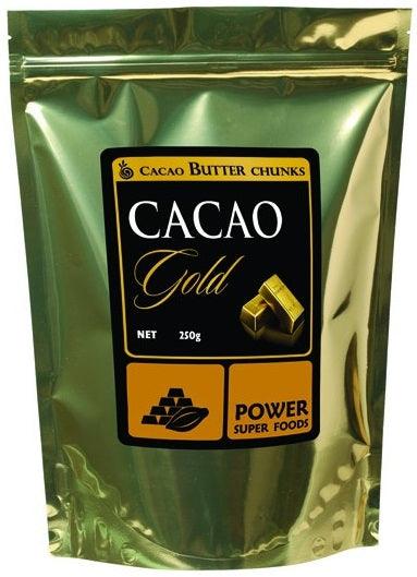 Cacao Gold Butter Chunks 250gm By Power Super Foods - Health Co