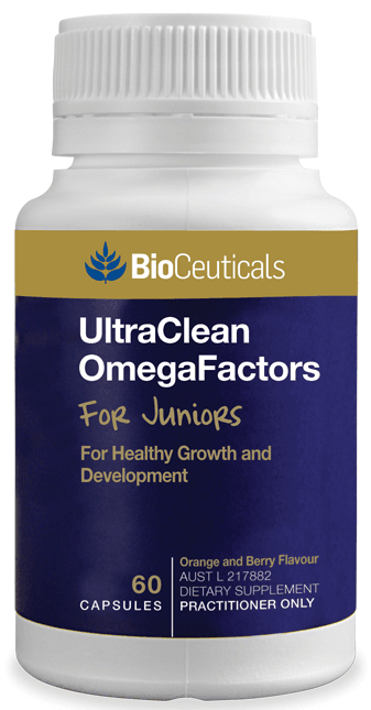 Bioceuticals UltraClean OmegaFactors for Juniors Capsules - Health Co