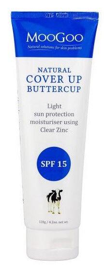 Cover Up Buttercup SPF 15 Natural Moisturiser 120g By MooGoo - Health Co
