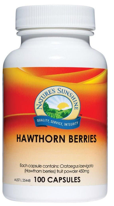 Nature Sunshine Hawthorn Berries 450mg - Health Co