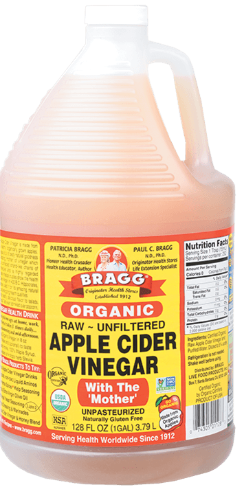 Apple Cider Vinegar Organic 3.79l by Bragg - Health Co