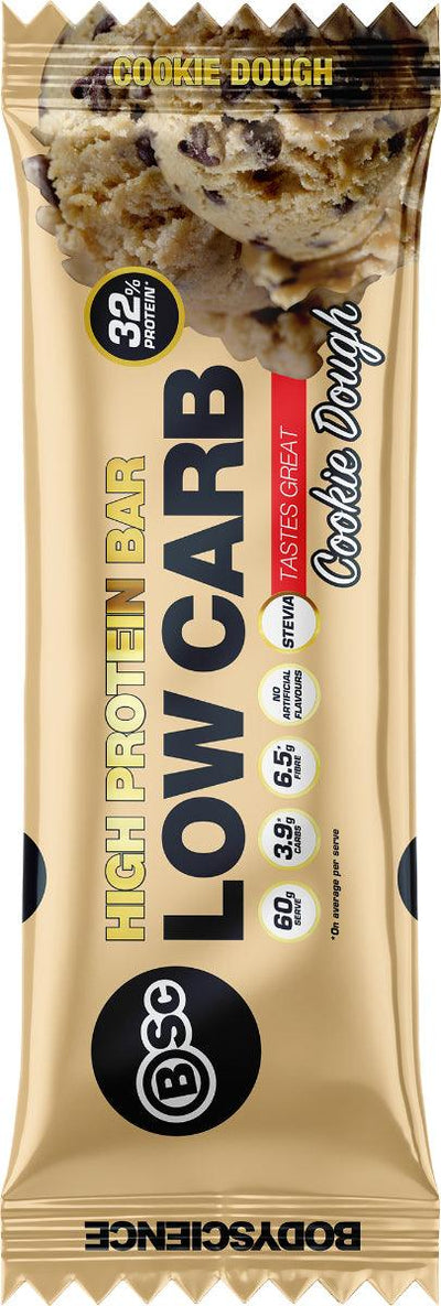 BSC High Protein Low Carb Bars - Cookie Dough - Health Co