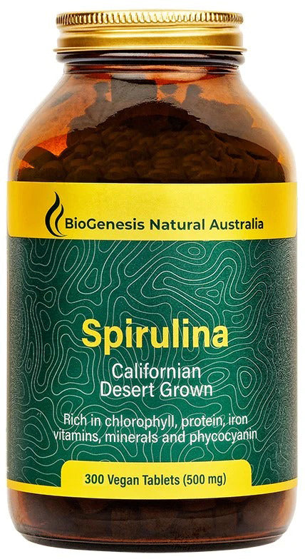 BioGenesis California Spirulina 300 Tablets