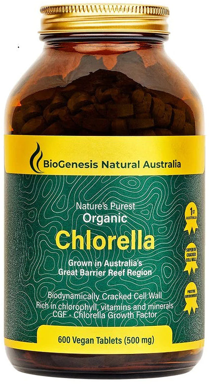 BioGenesis Organic Chlorella 600 Tablets