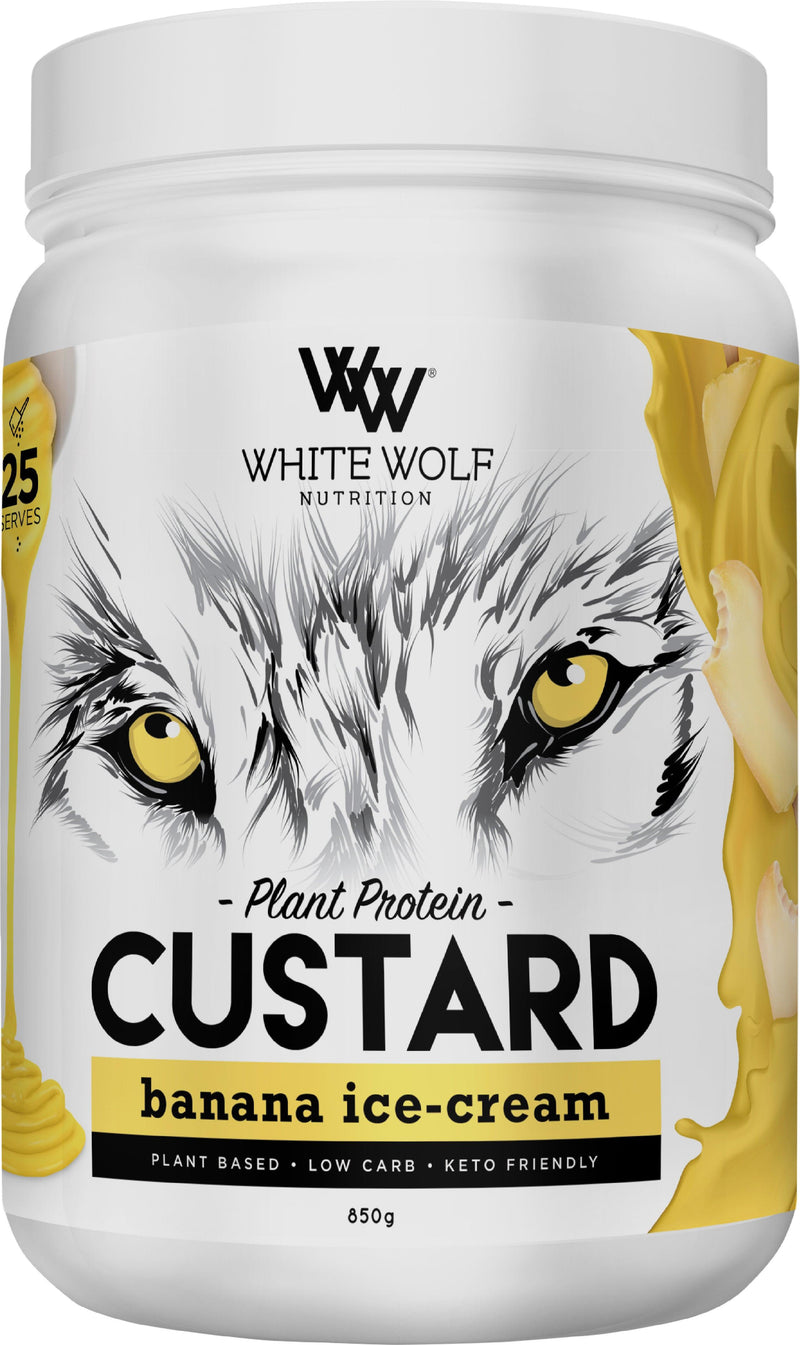 White Wolf Nutrition Custard Plant Protein - Health Co