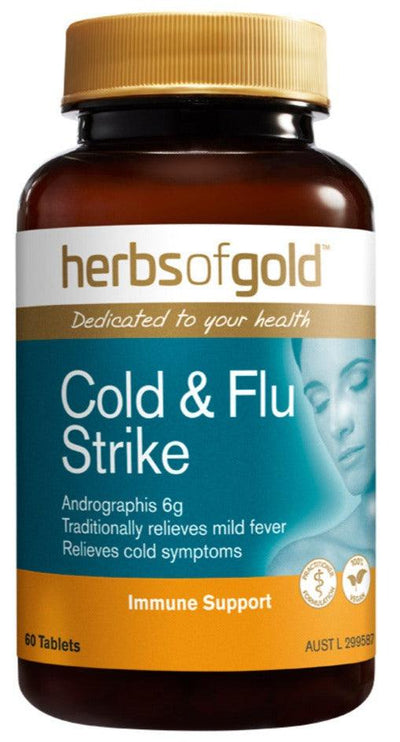 Herbs of Gold Cold & Flu Strike - Health Co