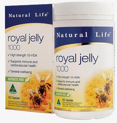 Natural Life Royal Jelly 1000mg 1.2% HDA - Health Co