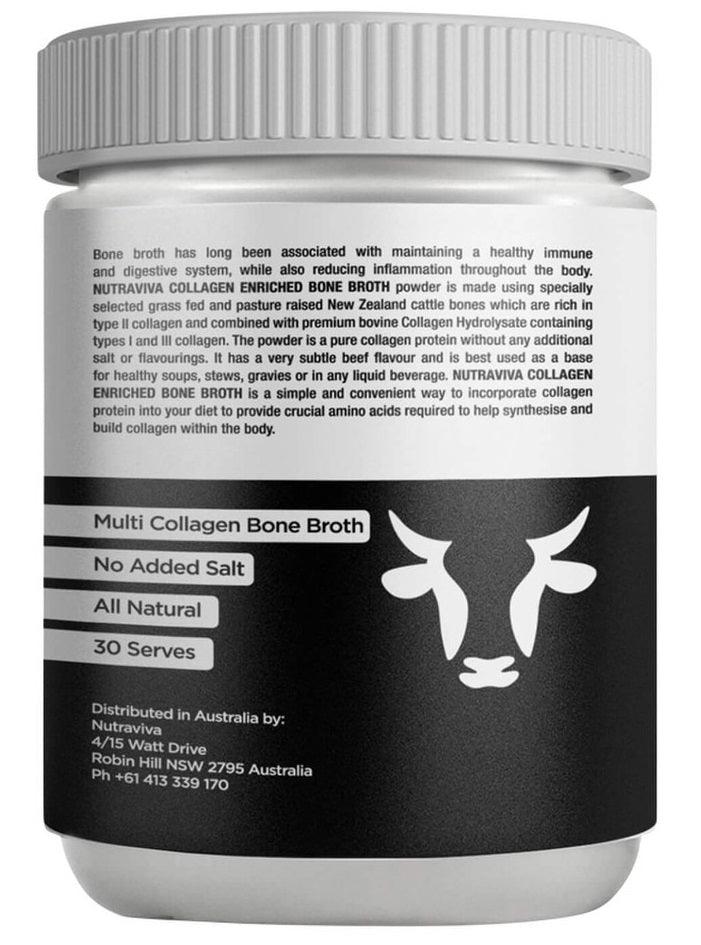 NutraViva NesProteins Bone Broth Beef Collagen Enriched Pure & Unflavoured 300g - Health Co