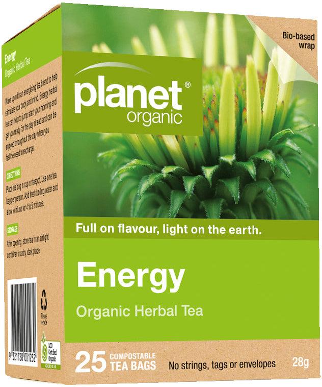 Planet Organic Energy Herbal Tea - Health Co