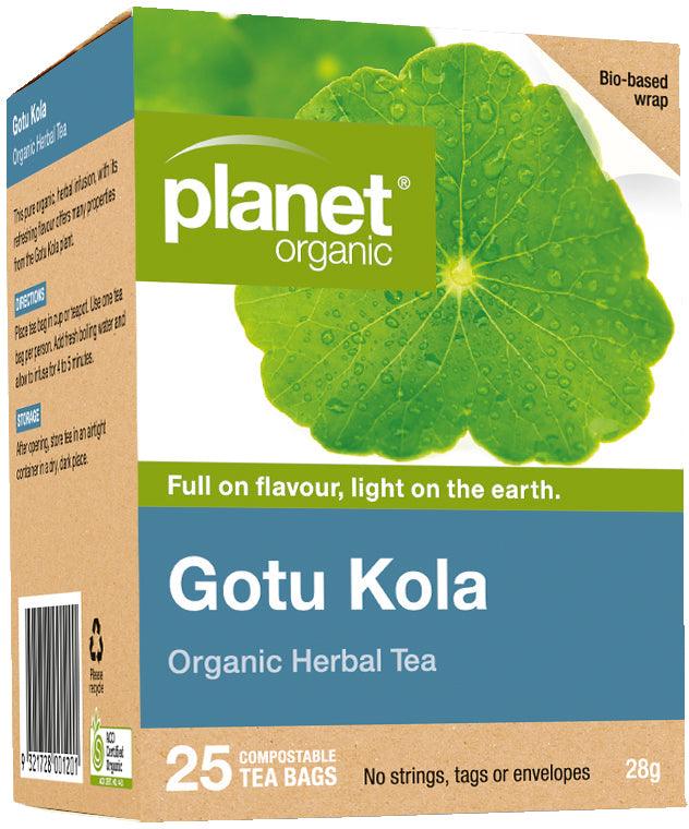 Planet Organic Gotu Kola Herbal Tea - Health Co