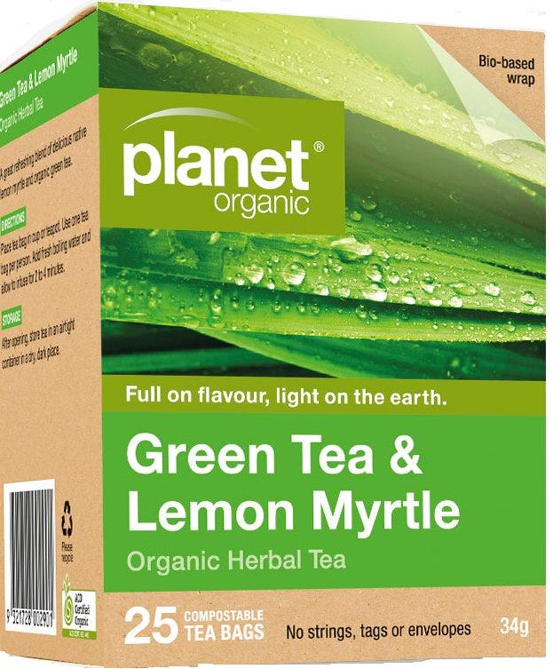 Planet Organic Green Tea Lemon Myrtle - Health Co