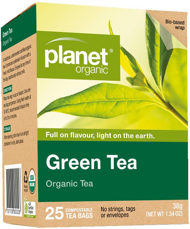 Planet Organic Green Tea - Health Co