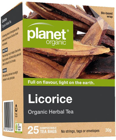 Planet Organic Licorice Herbal Tea - Health Co