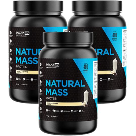 Prana On Natural Mass (3x1.2kg Tubs) - Health Co