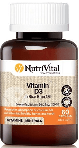 Nutrivital Vitamin D3 1000 IU - Health Co