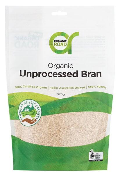 Unprocessed Bran 375g By Organic Road - Health Co