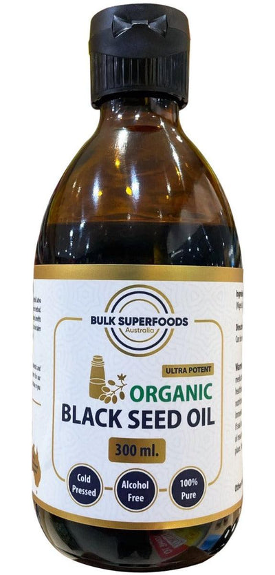 Ultra Potent Black seed Oil 300ml by Bulk Superfoods - Health Co