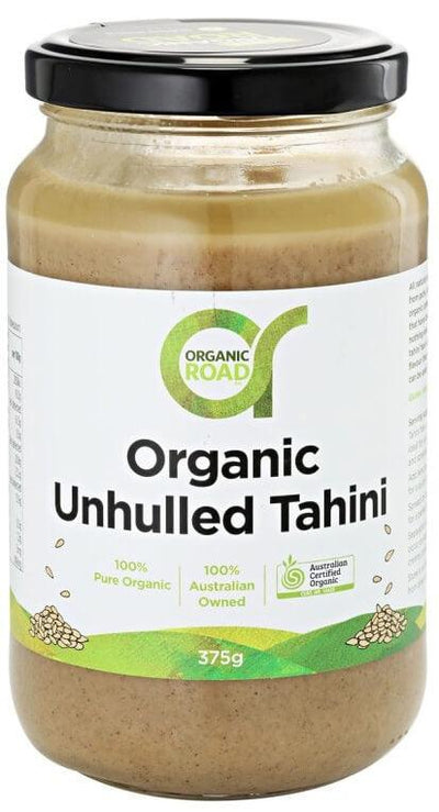 Tahini Unhulled Org 375gm By Organic Road - Health Co