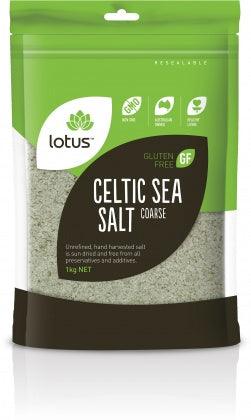 Lotus Celtic Sea Salt - Coarse  1kg - Health Co