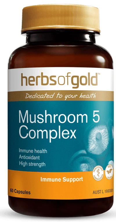 Herbs of Gold Mushroom 5 Complex - Health Co