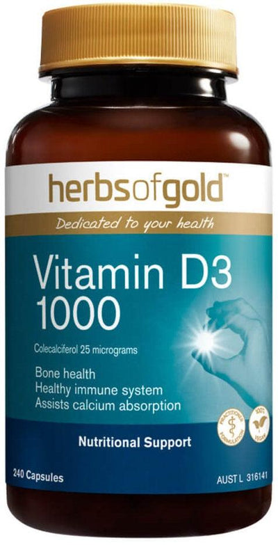 Herbs of Gold Vitamin D3 1000 - Health Co