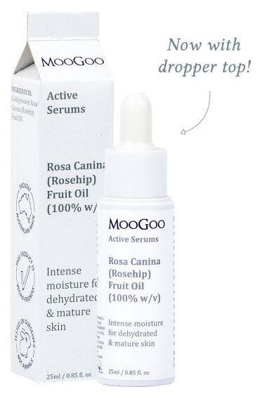 Rosa Canina (Rosehip) Fruit Oil (100%) W/V 25ml By MooGoo - Health Co