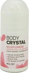 Body Crystal Wildflowers Roll On 80ml - Health Co