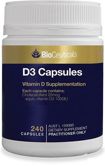 Bioceuticals D3 Capsules - Health Co