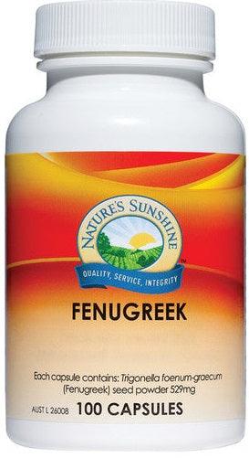 Nature Sunshine Fenugreek 529mg - Health Co