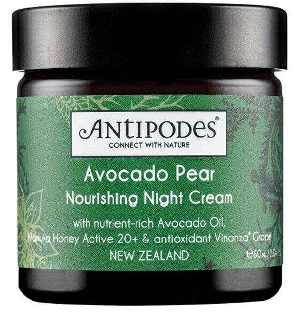 Avocado Pear Nourishing Night Cream 60ml By Antipodes - Health Co