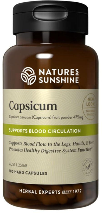 Nature Sunshine Capsicum 475mg - Health Co