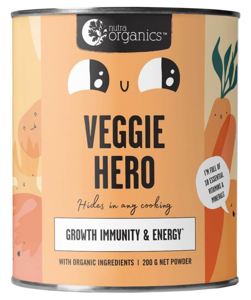 Nutraorganics Veggie Hero 200g - Health Co