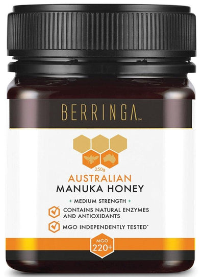 BERRINGA Honey (MGO 220+) 250g - Health Co