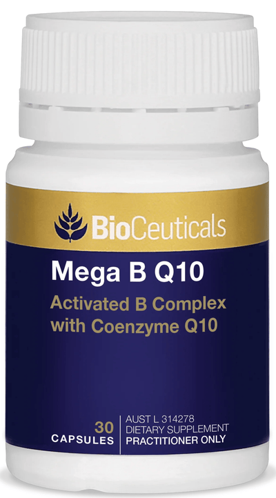 Bioceuticals Mega B Q10 30 Capsules - Health Co